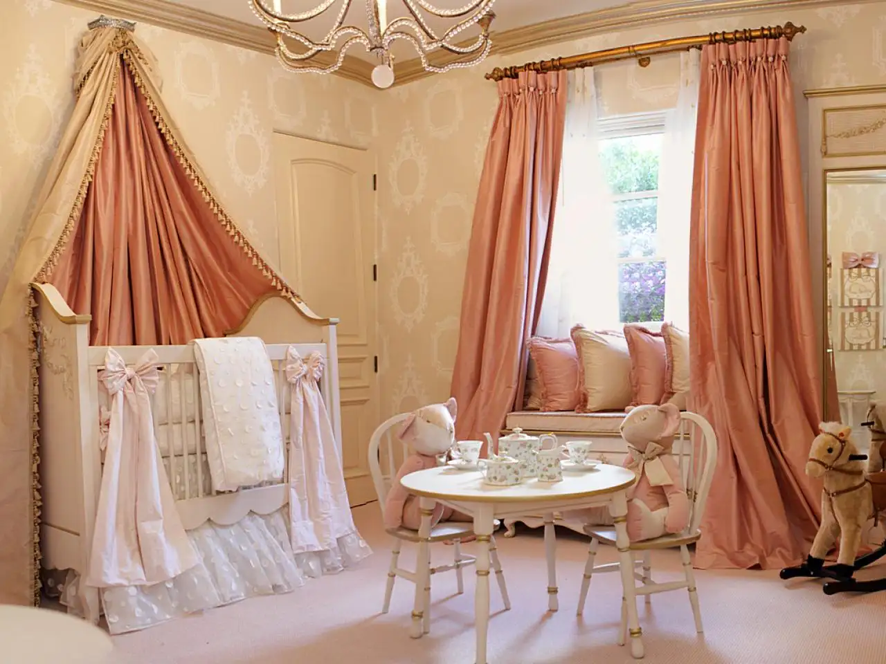 Luxury curtains for nursery windows