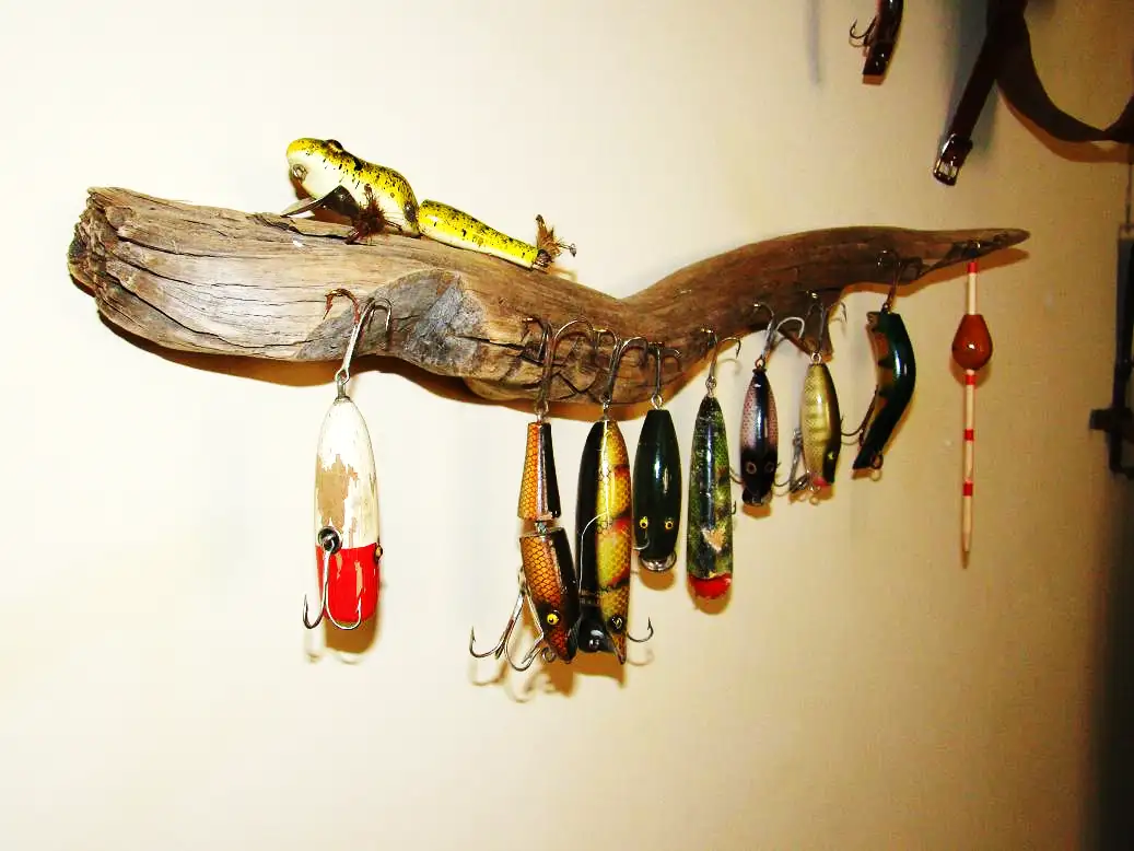 The fishing bait exhibition