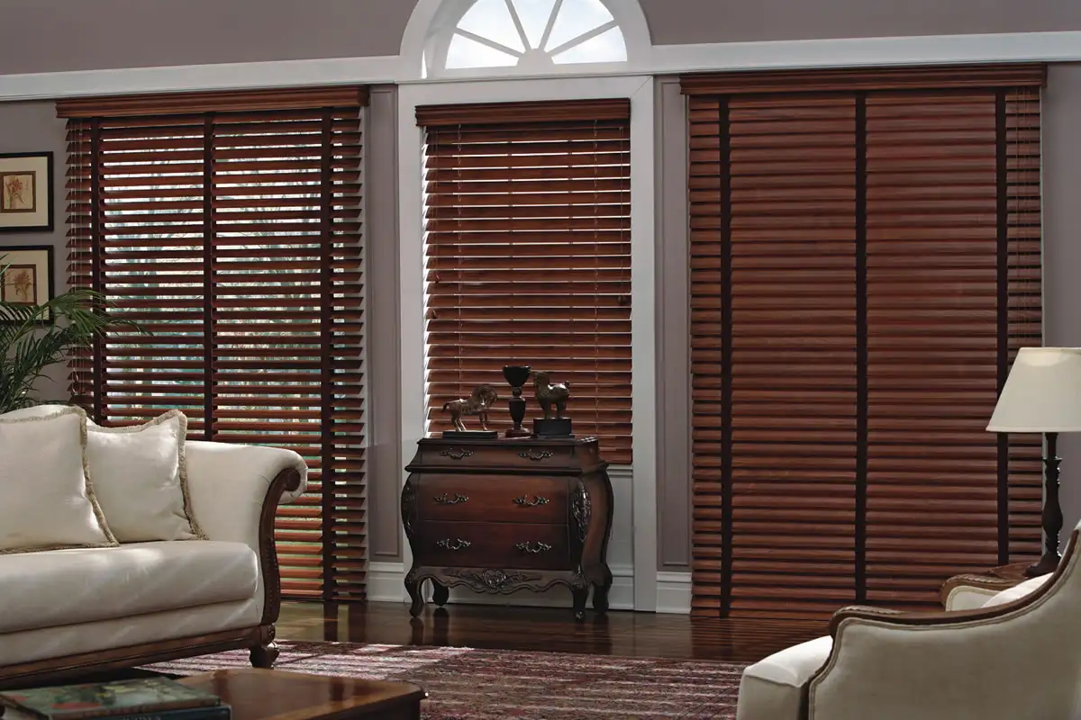 2-inch faux wood blinds