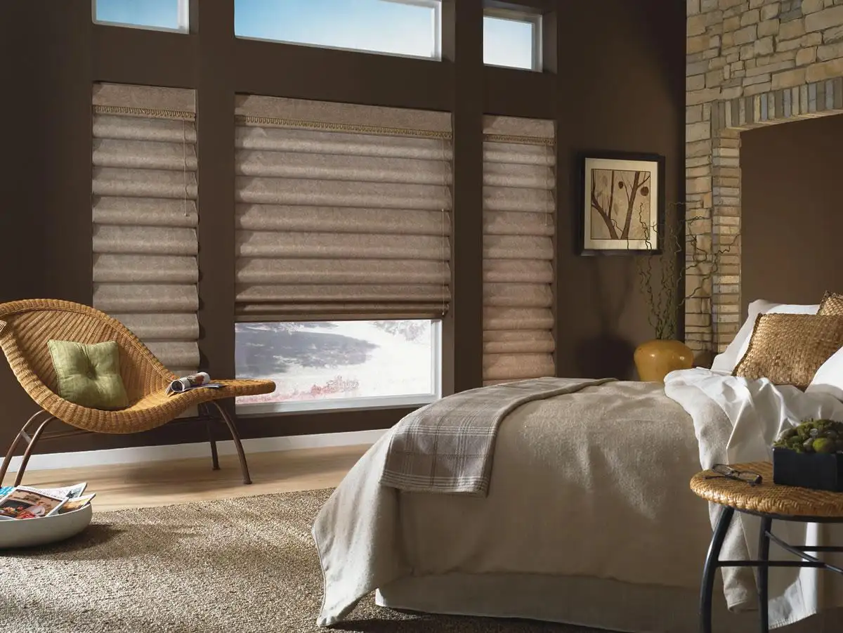 Create a peaceful ambient with Roman shades