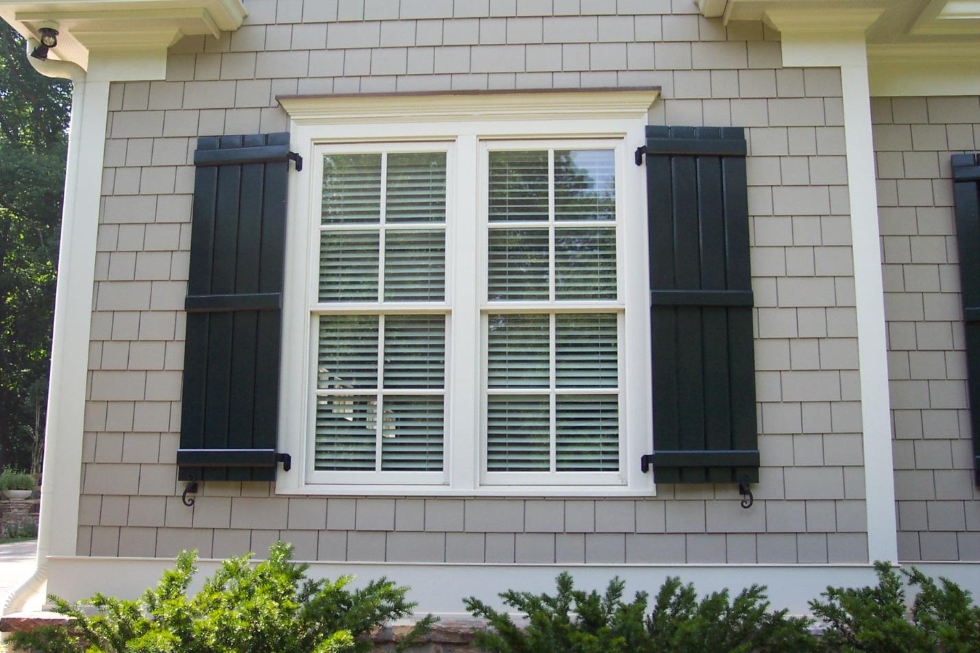 Exterior shutters add value and increase the appeal of your house