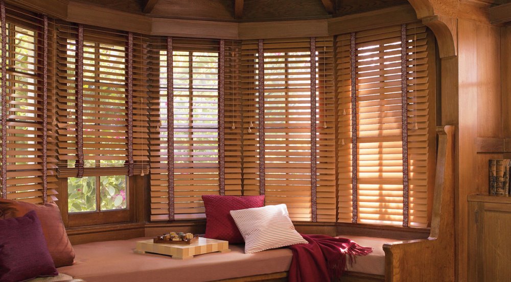 Faux bamboo blinds