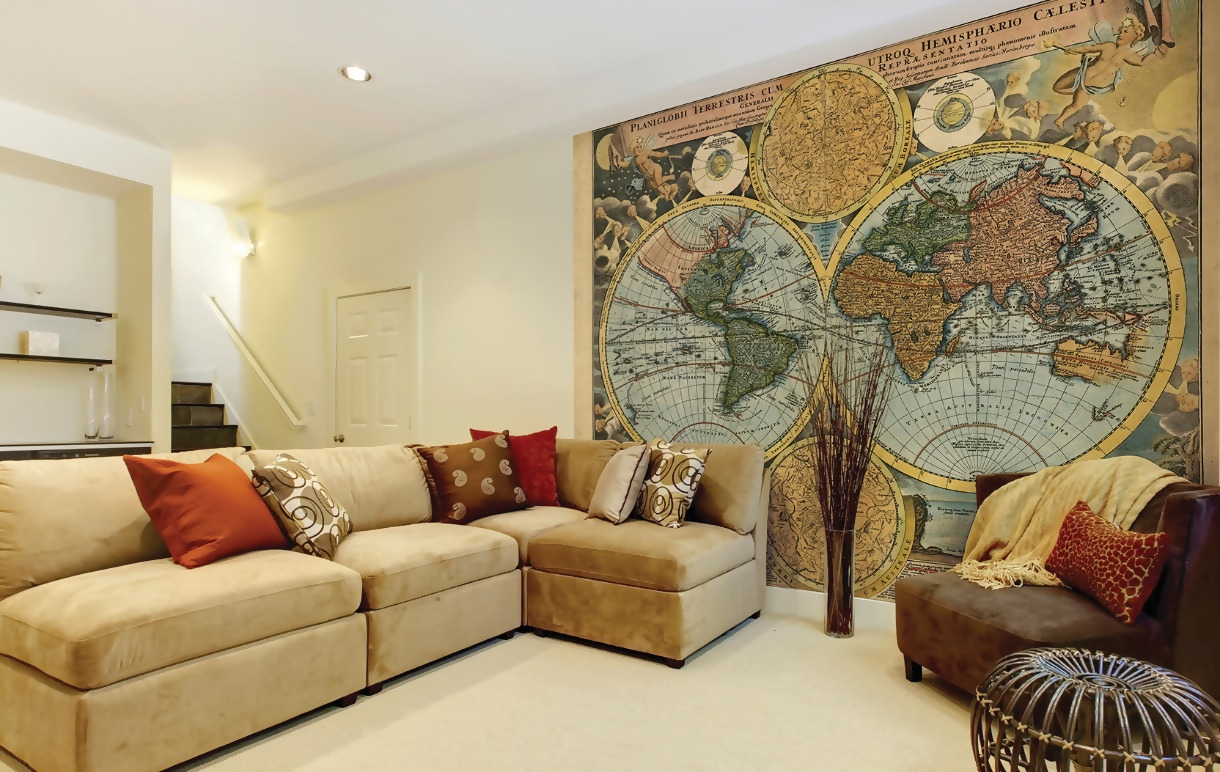 international travel decor living room