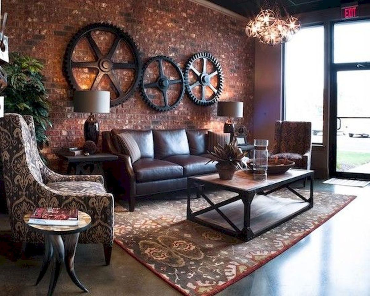industrial living room art