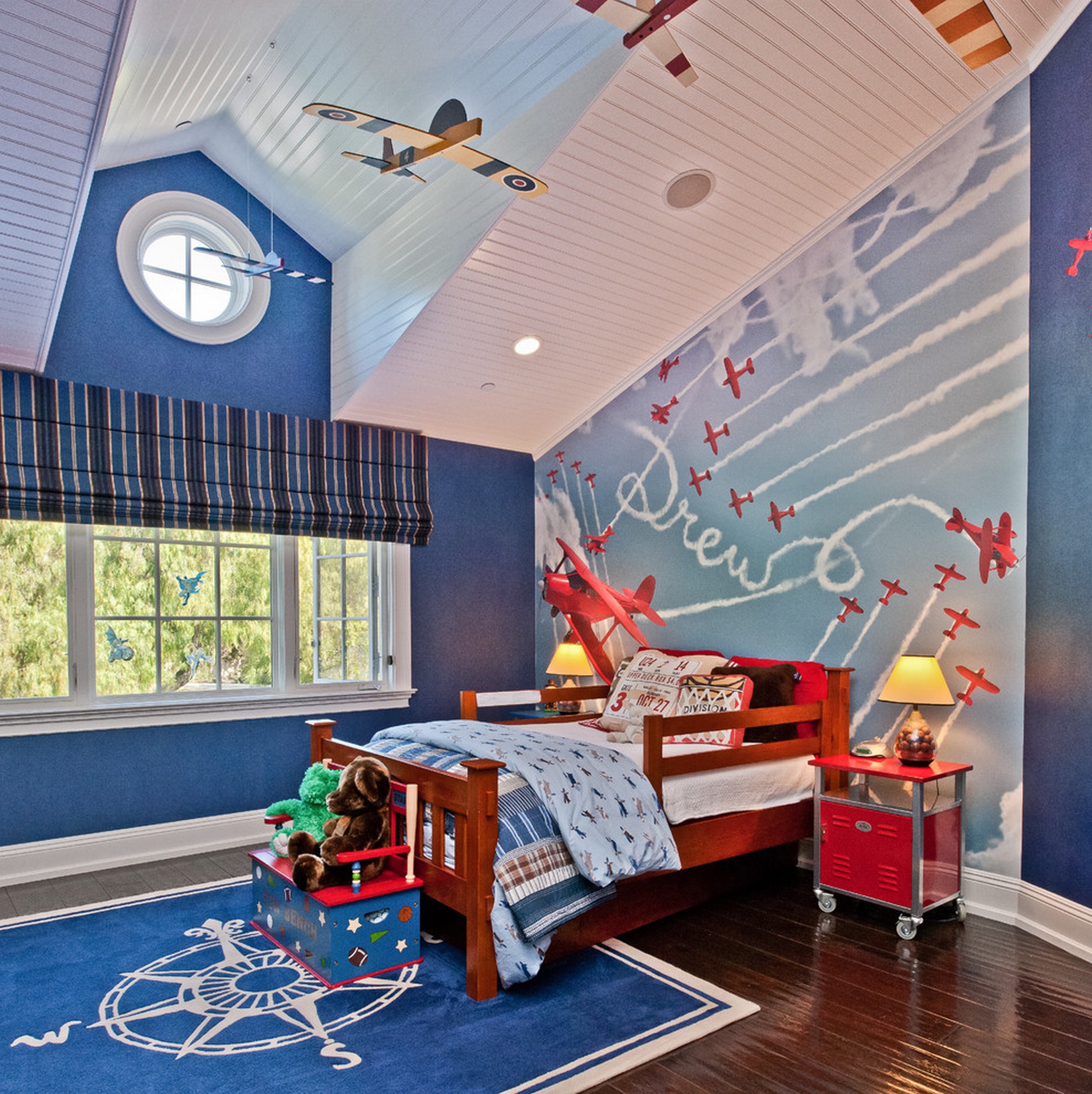 Roman blinds for nursery windows