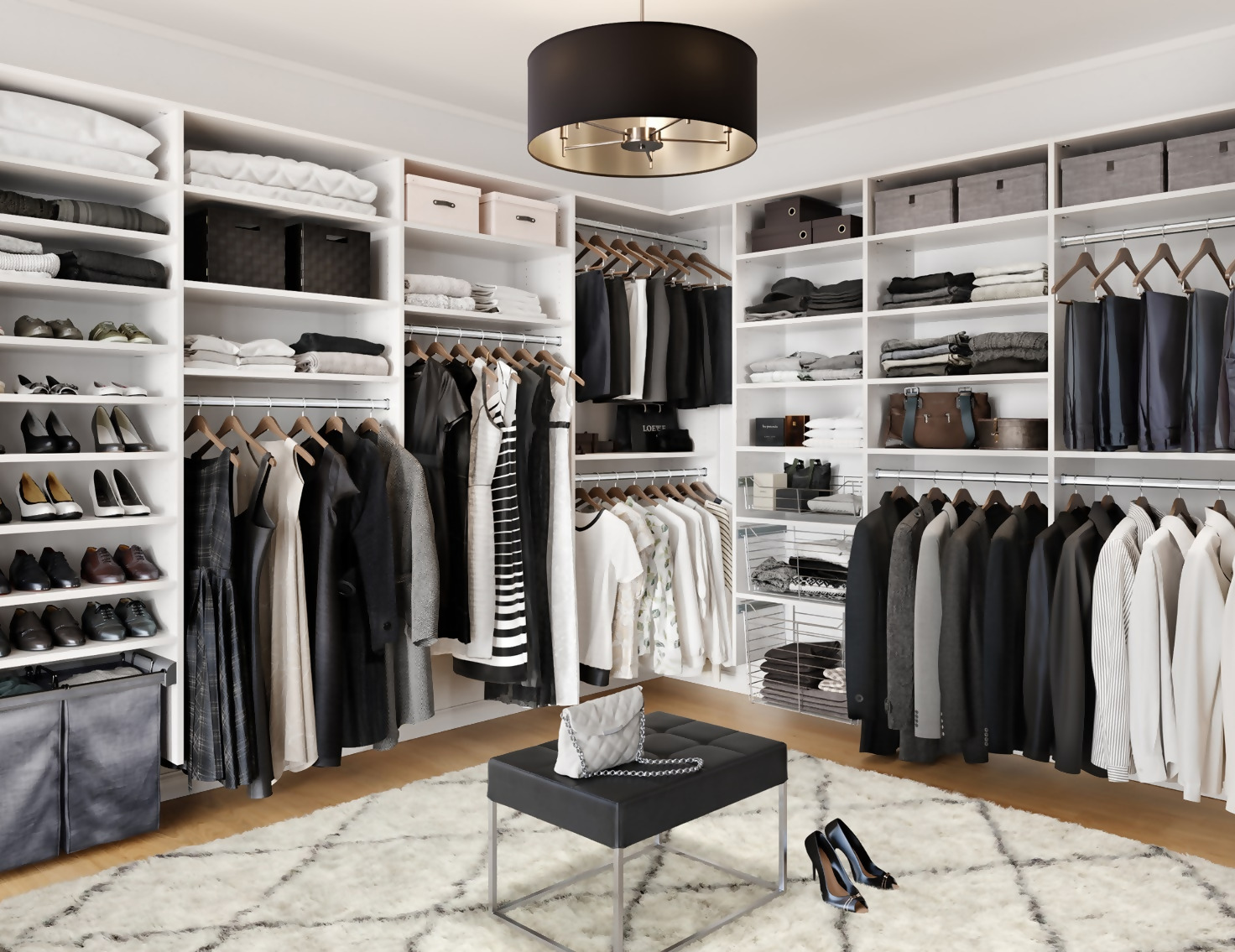 Walk In Closet In A Larger Room 1 