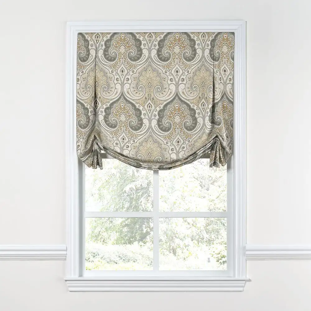 Relaxed Roman shades