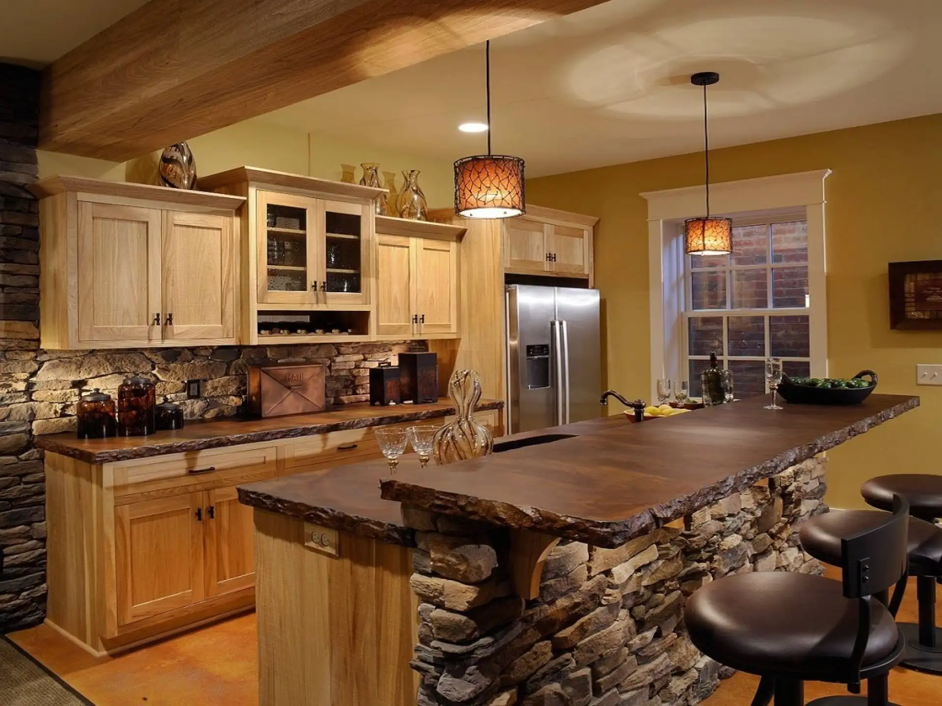 Rustic style kitchen