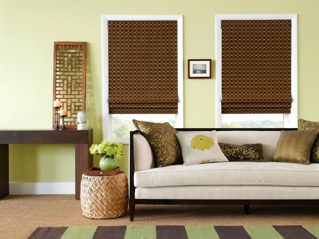 Blackout Roman shades