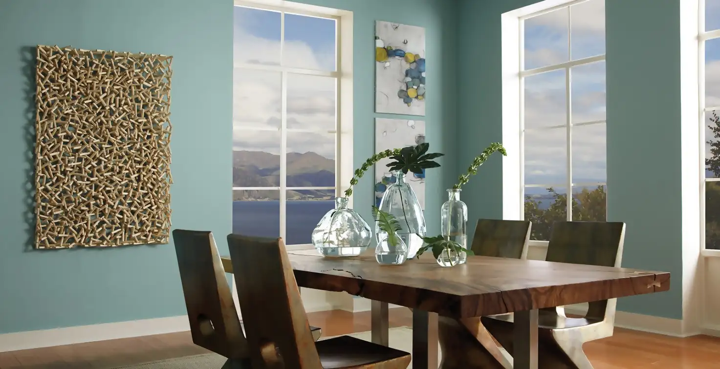 Blue Dining Room