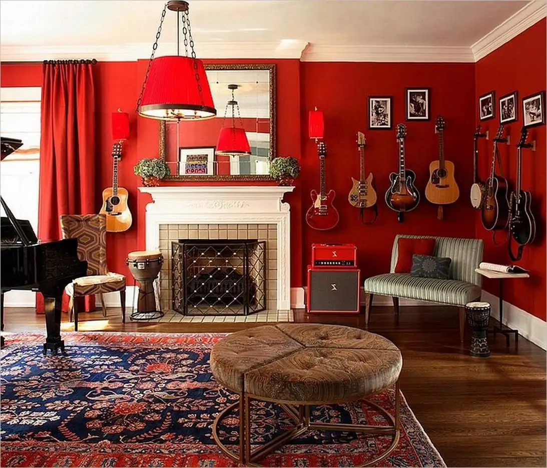 Making musical instruments become part of the interior design