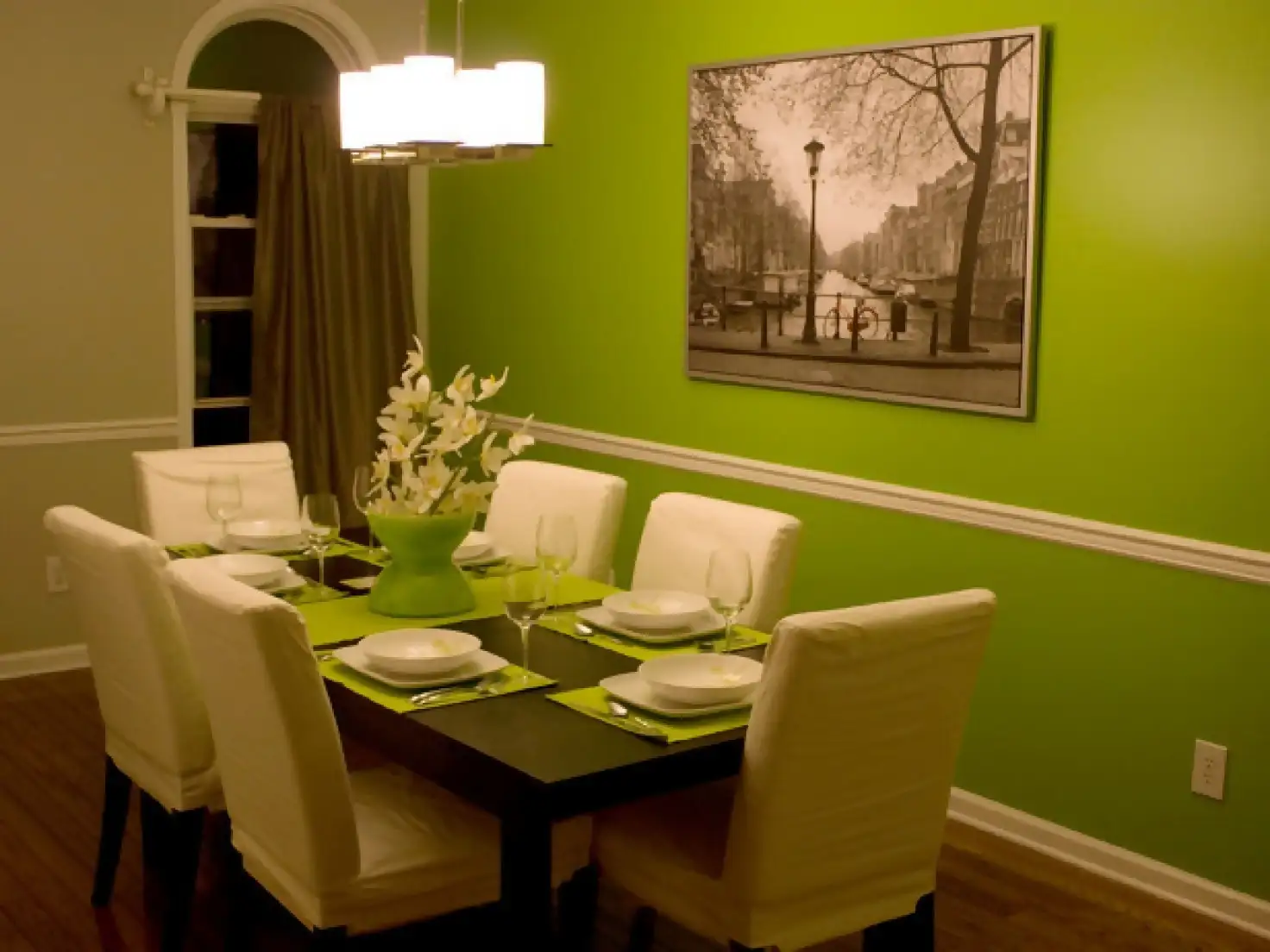 Green Dining Room