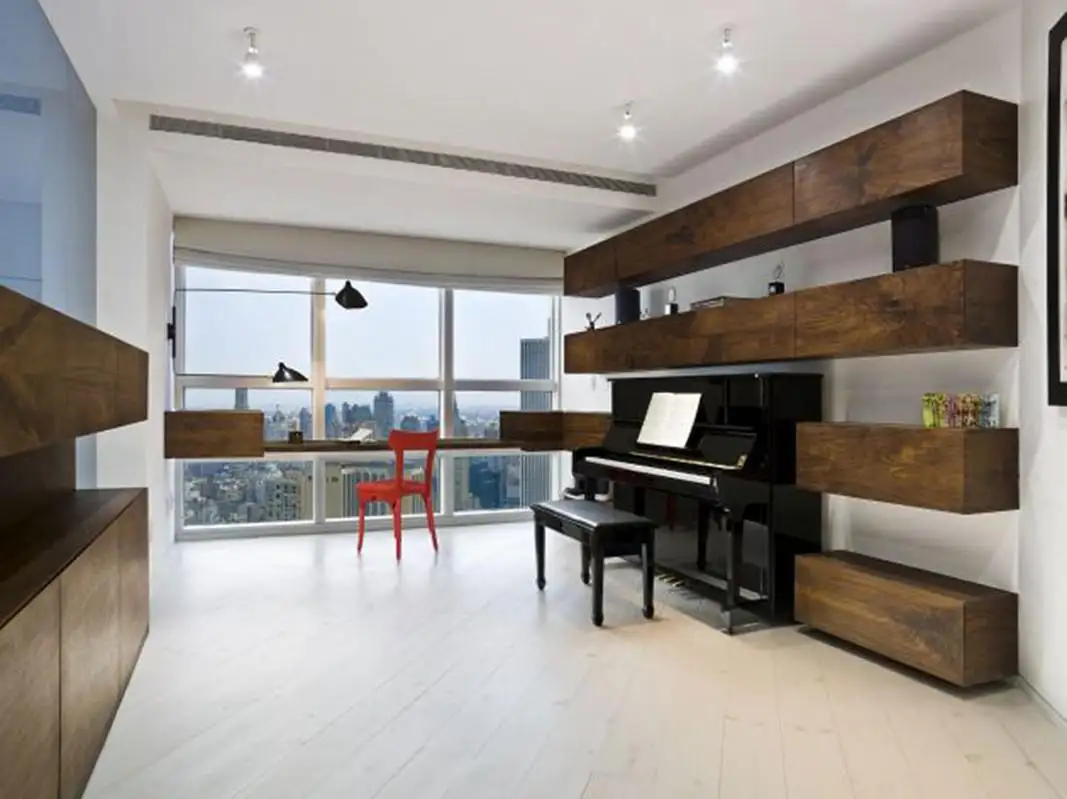 Making musical instruments become part of the interior design