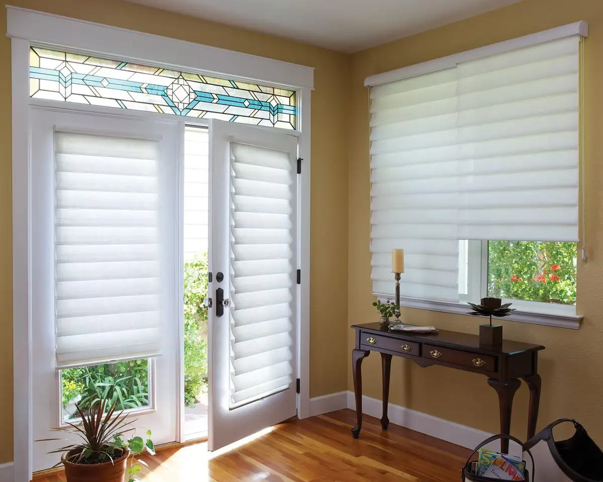 Roman Shades for French doors