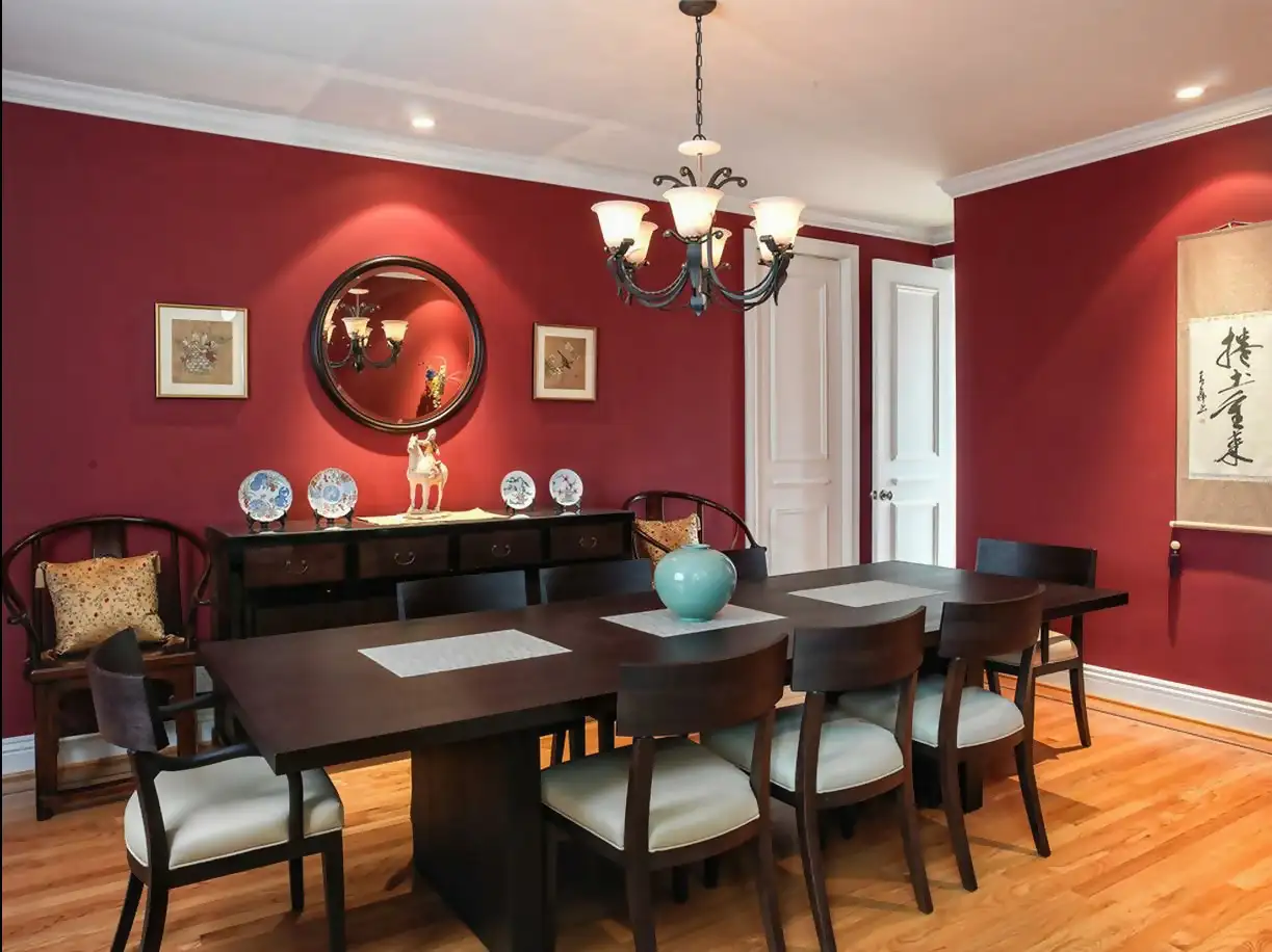 Red Dining Room