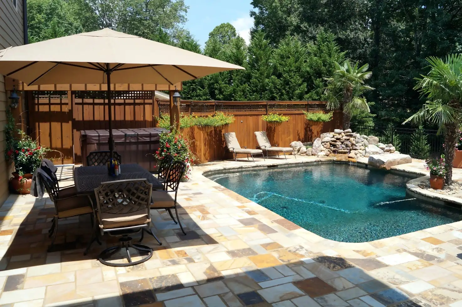 Additional Furniture For A Patio With A Pool
