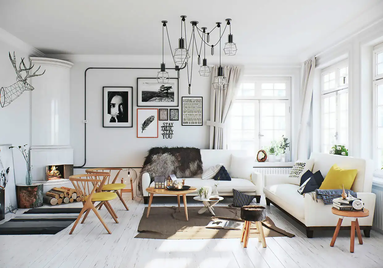 Scandinavian Living Room Décor