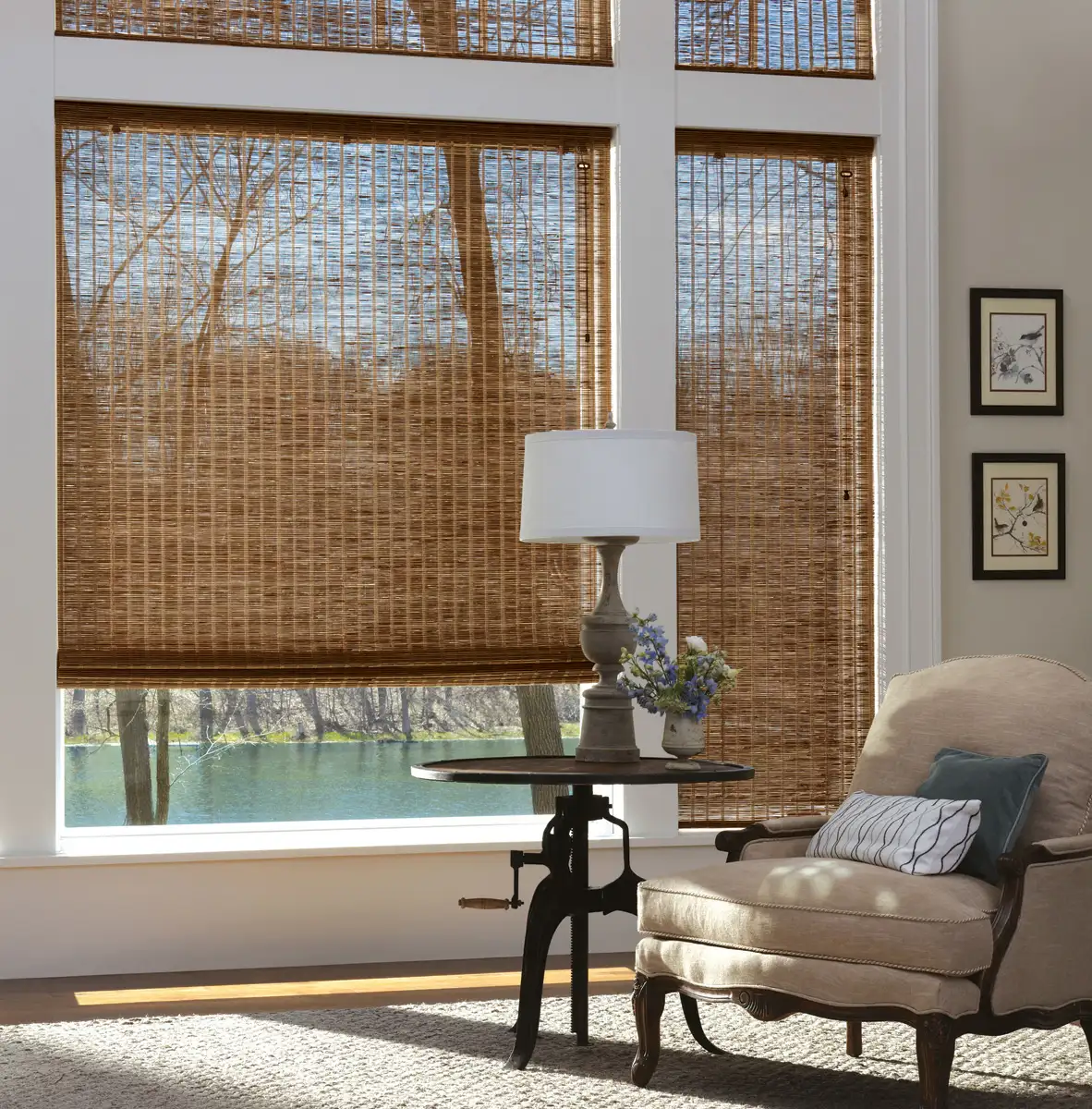 Bamboo blinds