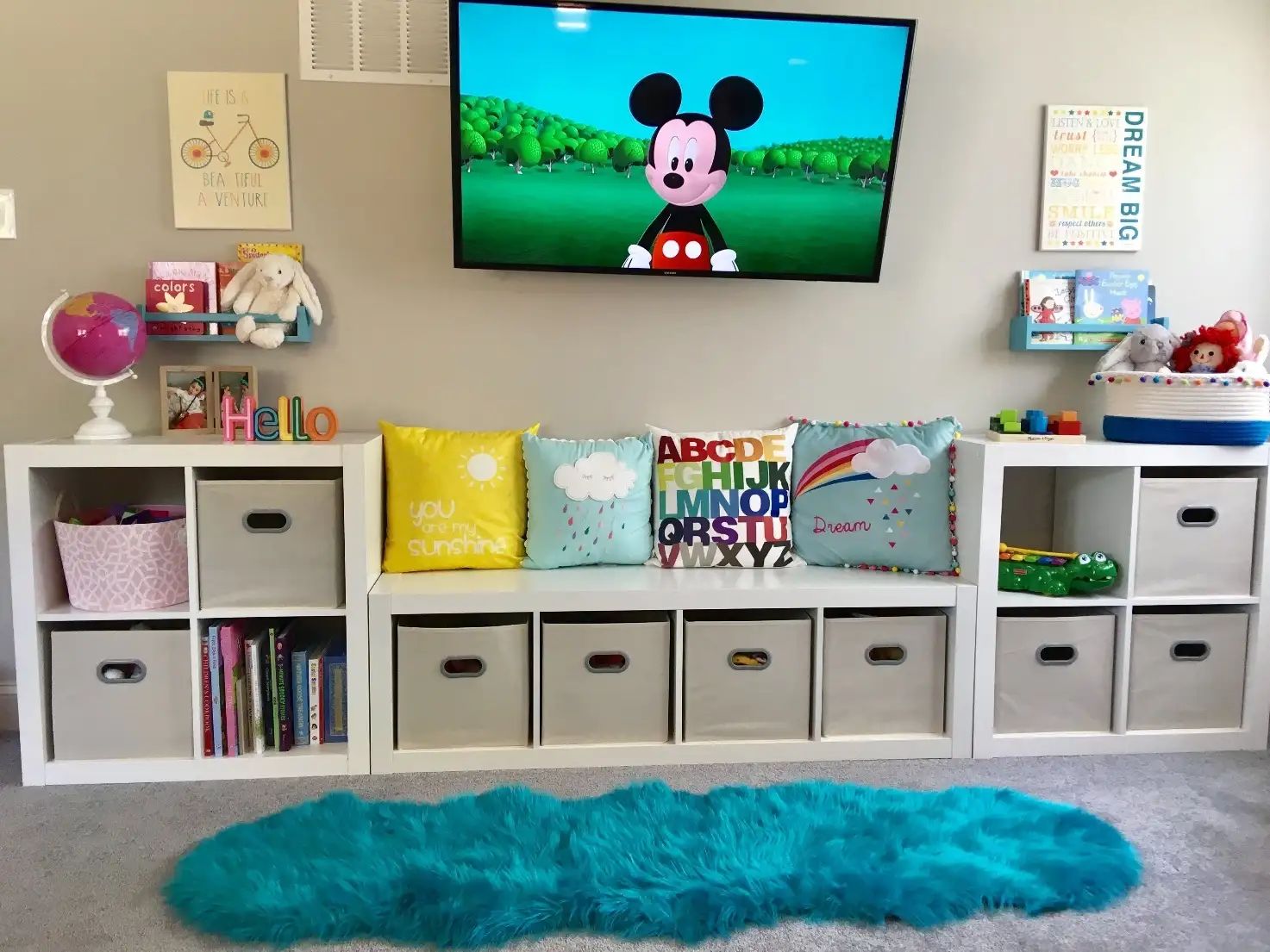 Kid’s Playroom Storage