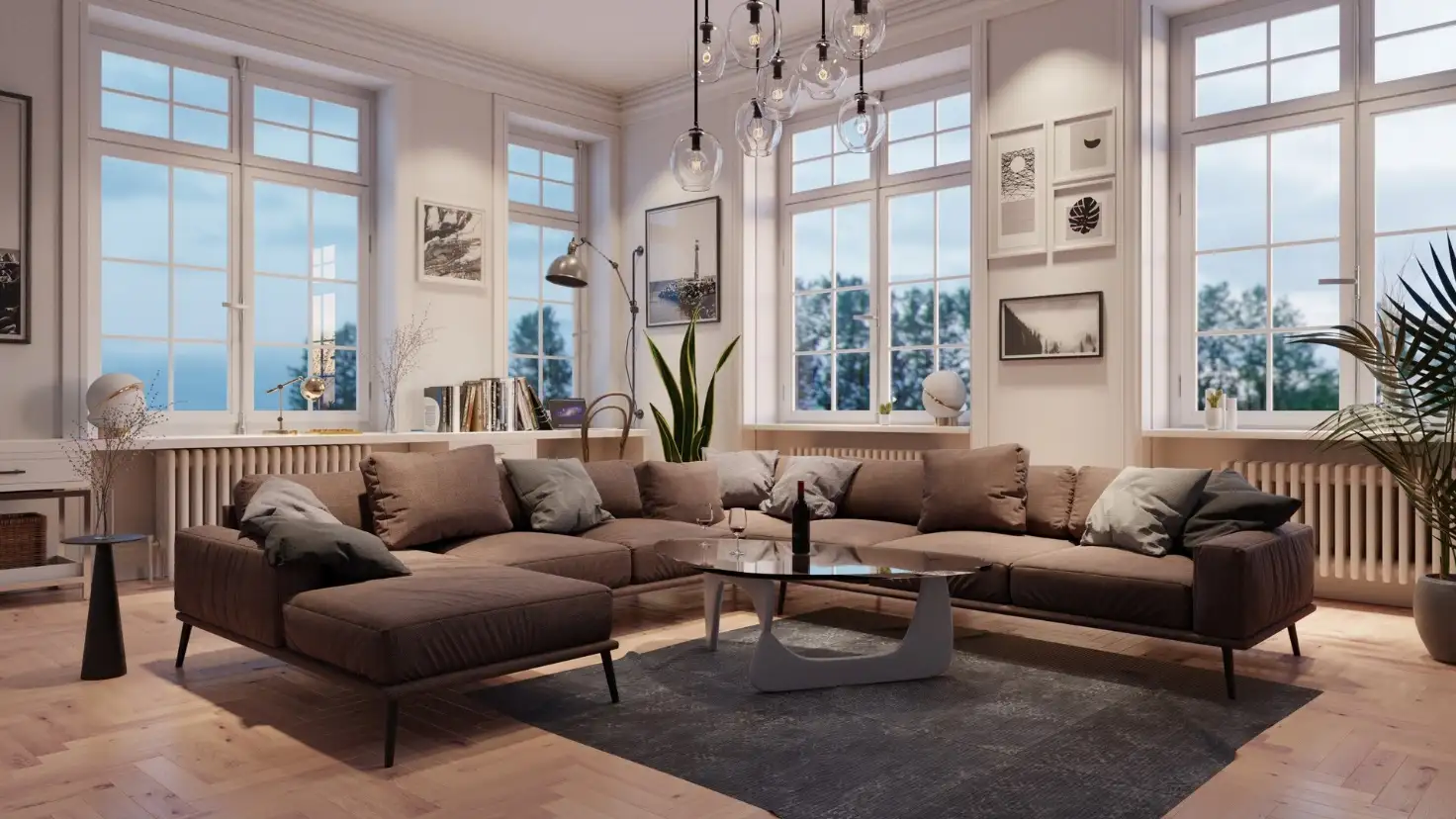 20 Scandinavian Living Rooms