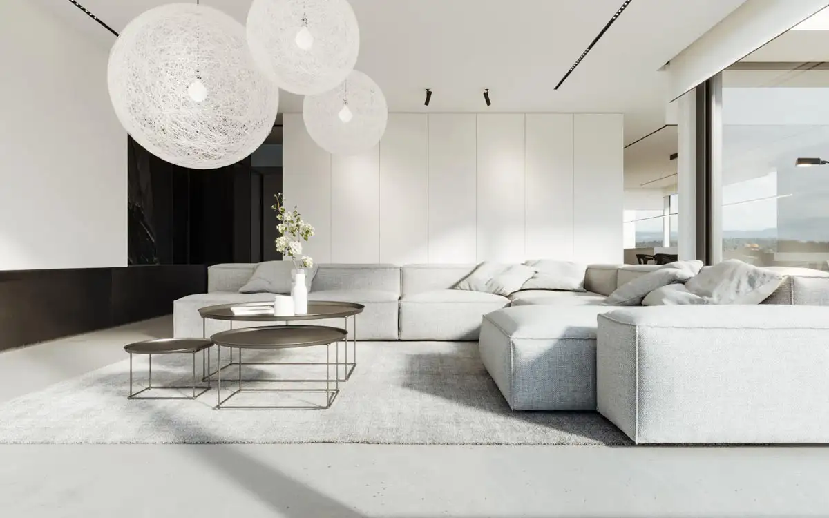 Minimalist interior design features