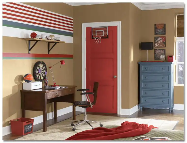 Sports-inspired teen room ideas