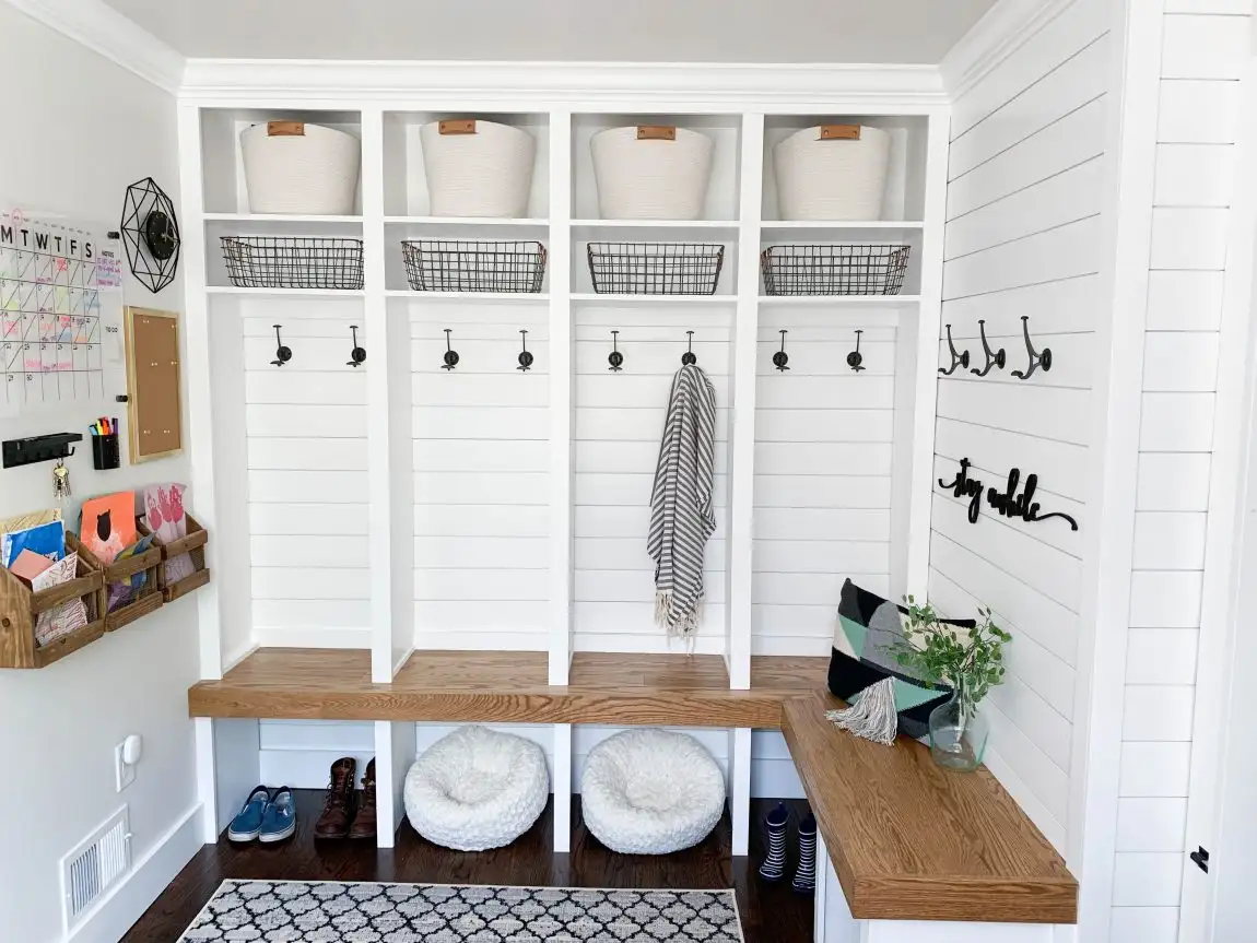 Modern Farmhouse Mudroom