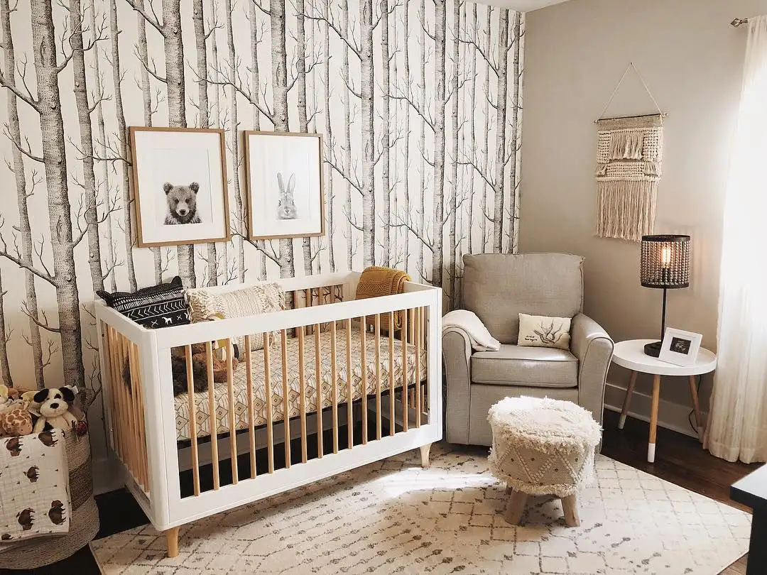 A Rustic Nursery With A Minimalist Flair