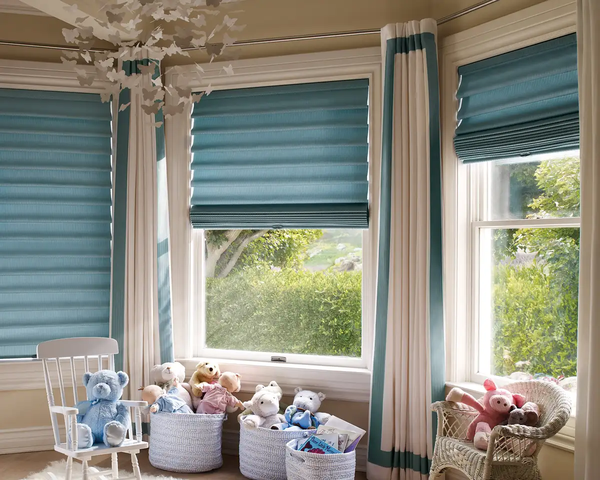 Hunter Douglas shades for nursery windows