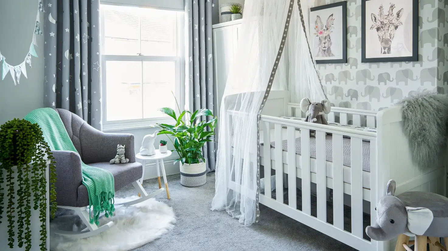 Animal-Inspired Contemporary Nursery