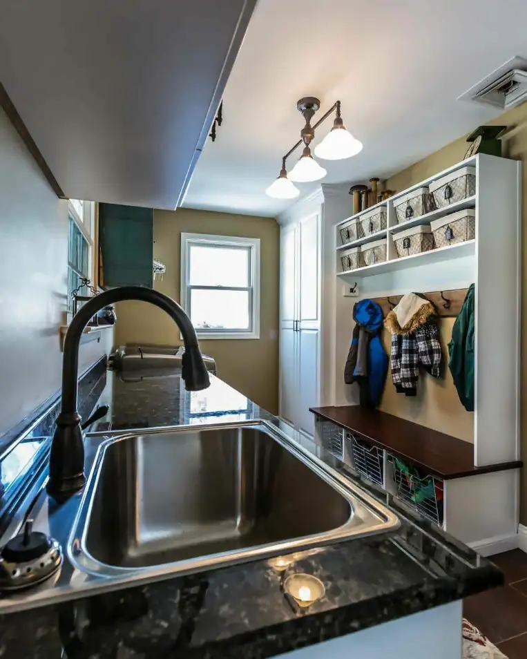 Mudroom And Kitchen