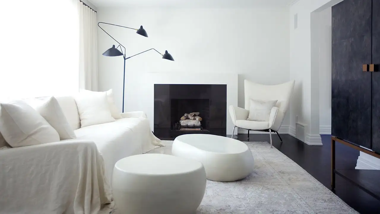 Minimalist living room decorating