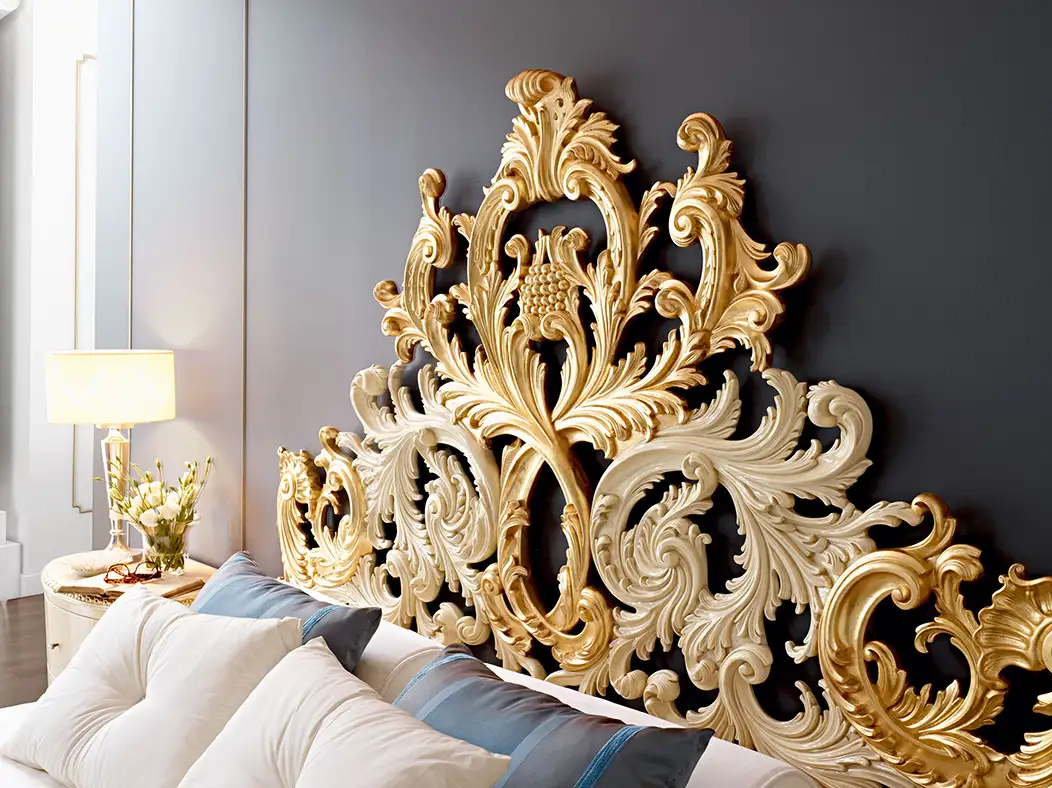 Ornate furniture in Venetian Interiors