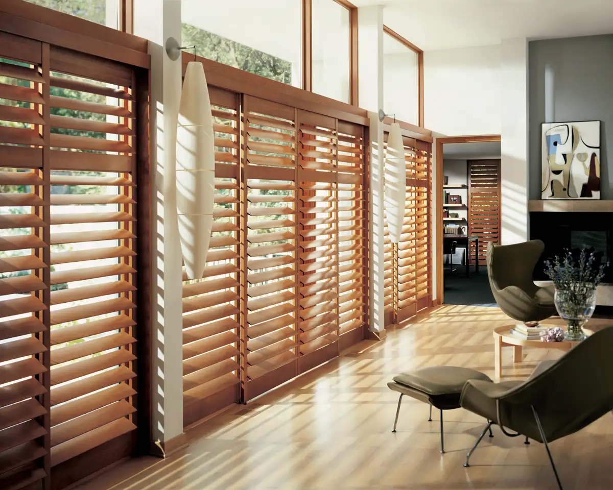 Wood window treatments