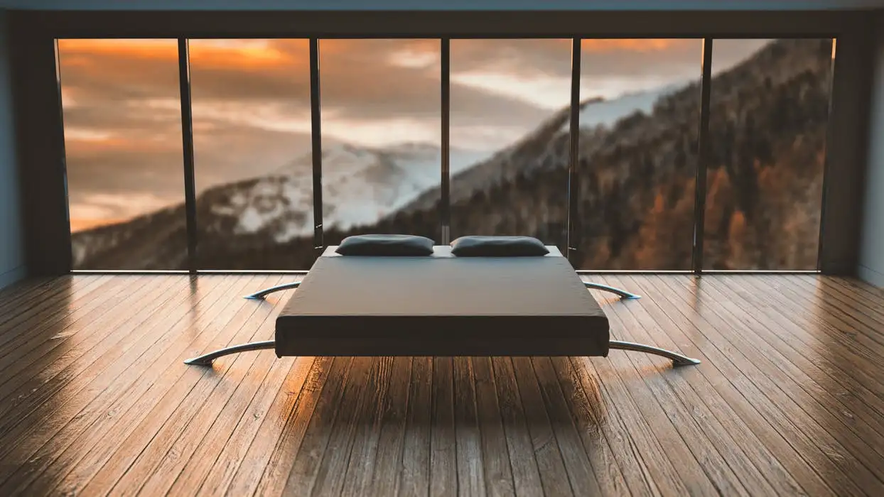 Stunning minimalist bedroom
