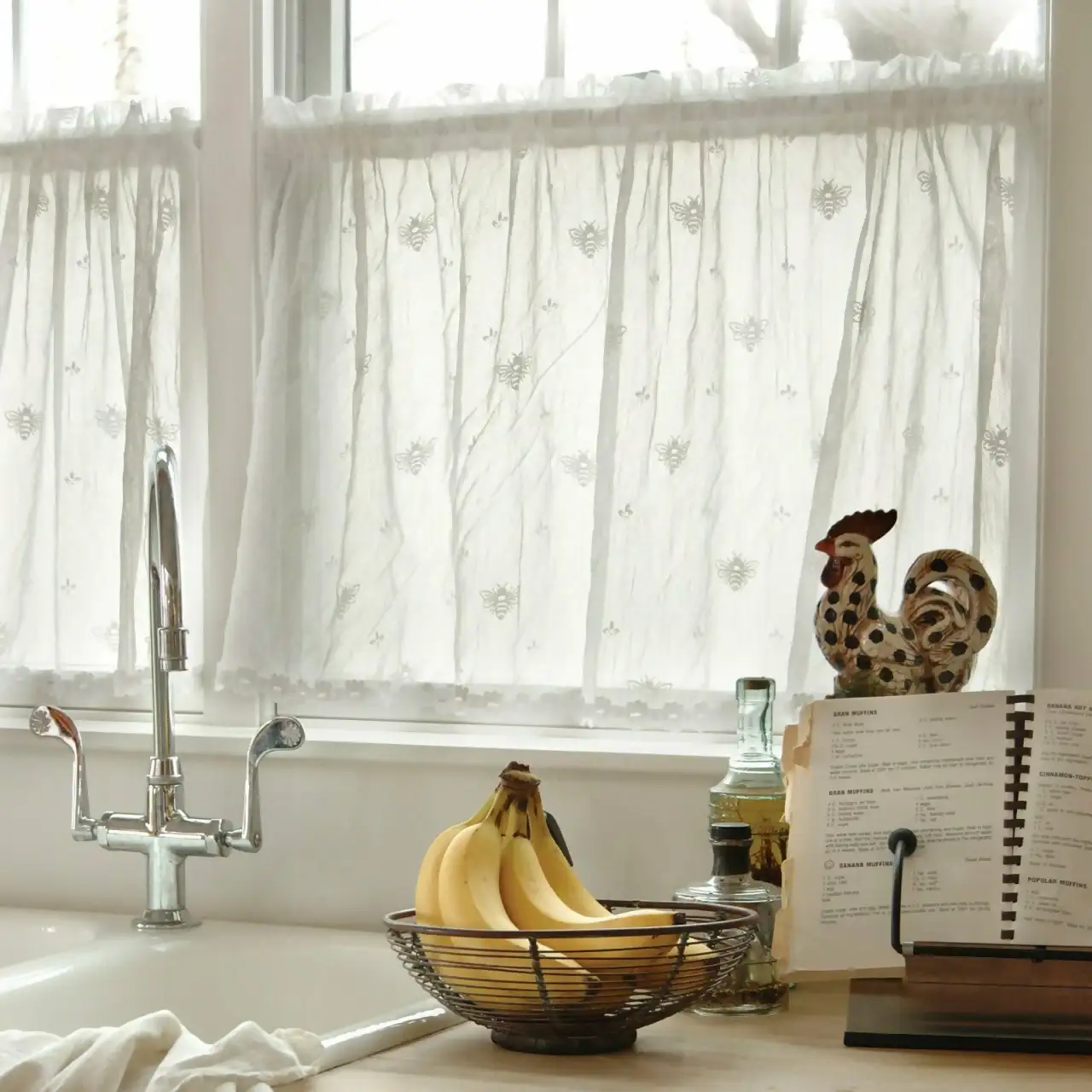 Country style window treatments