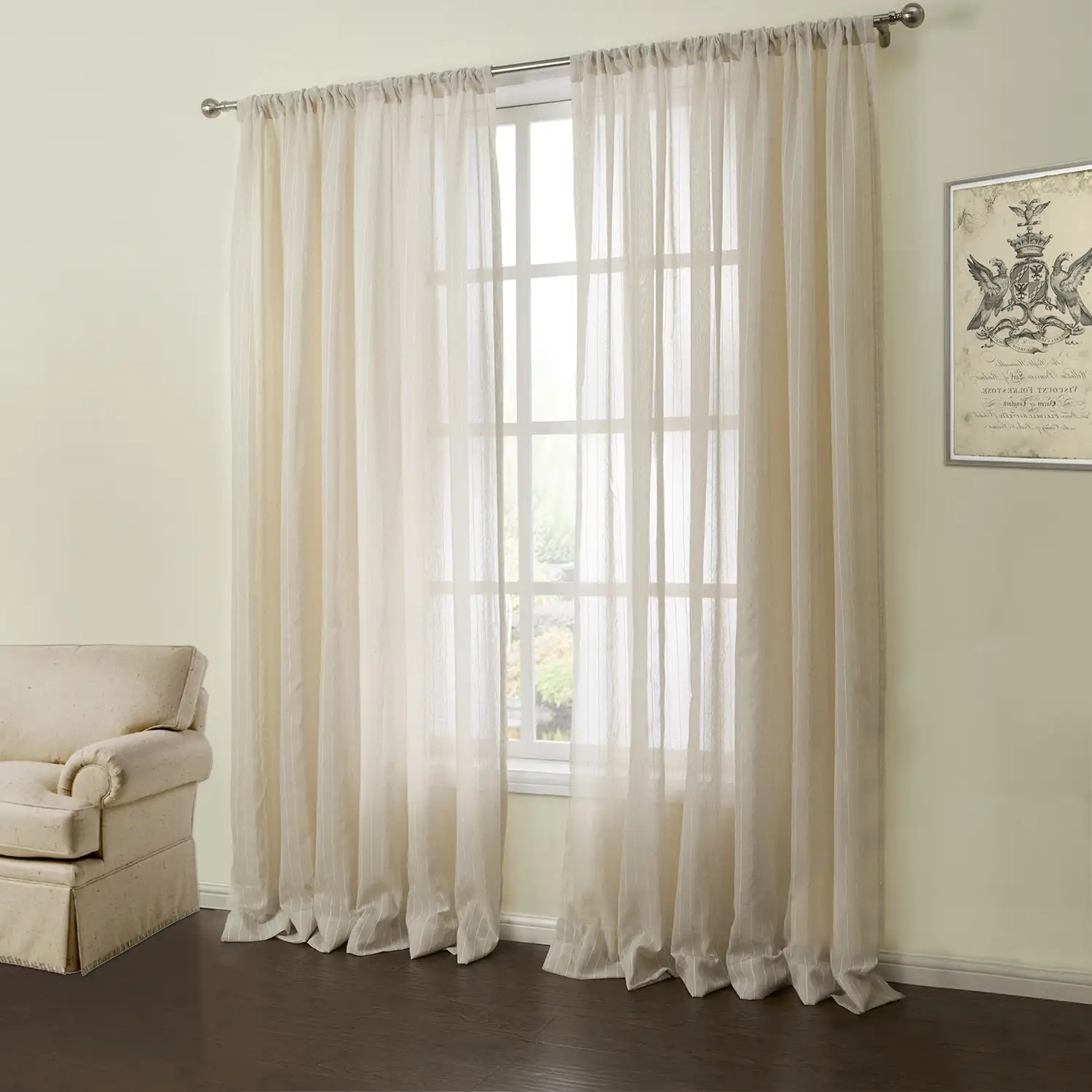 Luxury sheer curtains