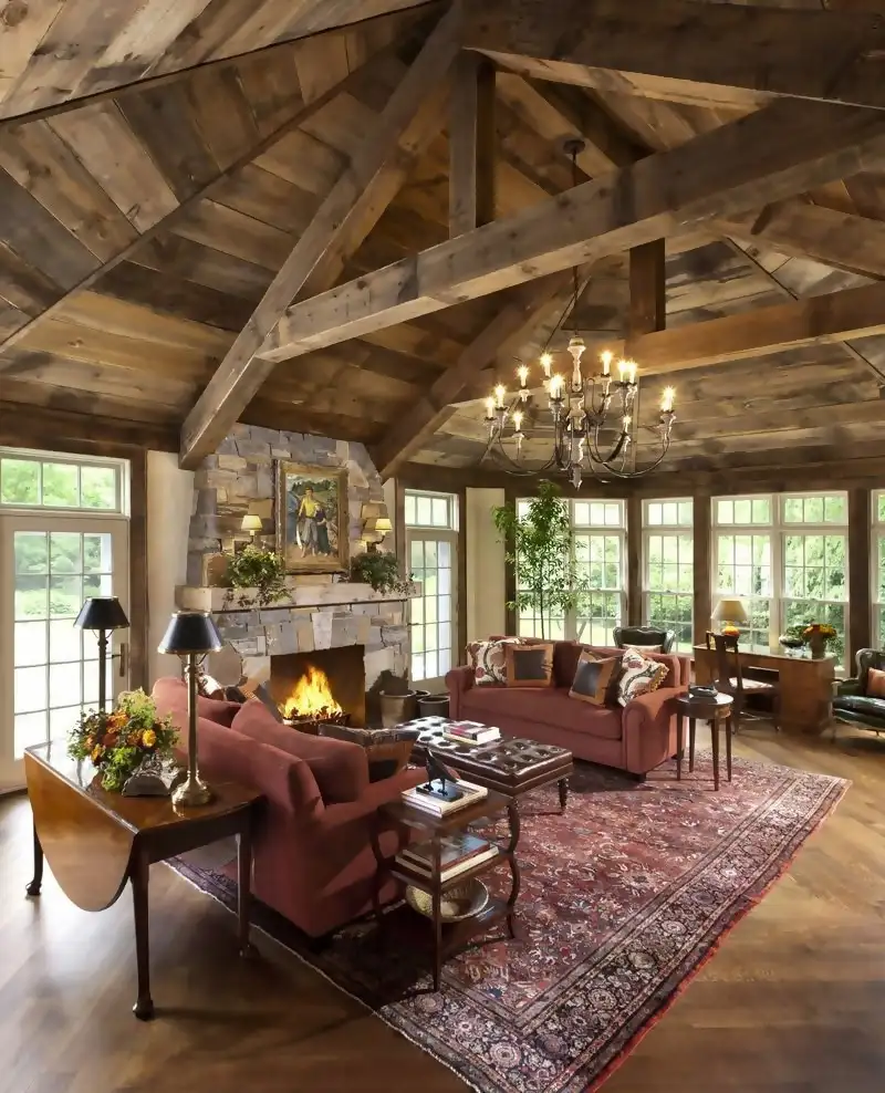 Rustic Living Room Décor