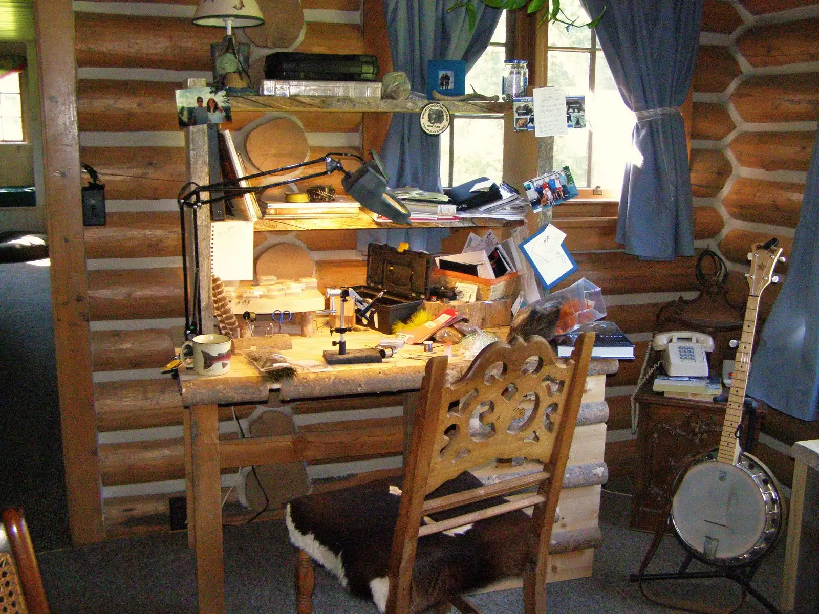 The Fly-Tying Bench