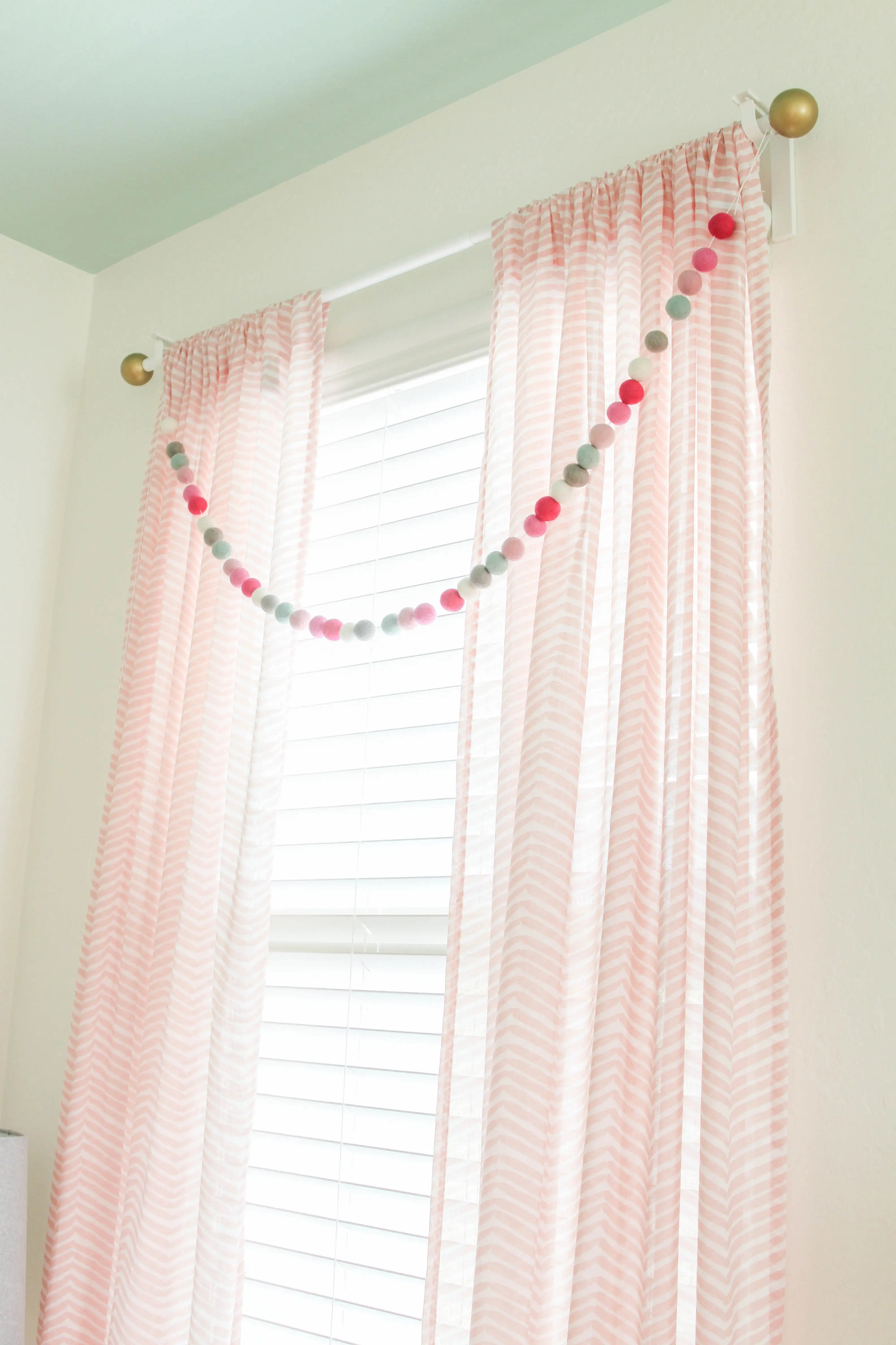 Decorative accents for nursery curtains