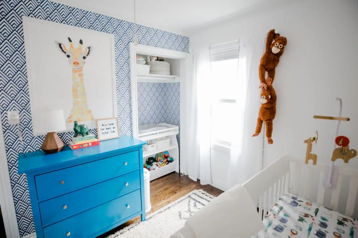 Animal-Themed Baby Boy Room