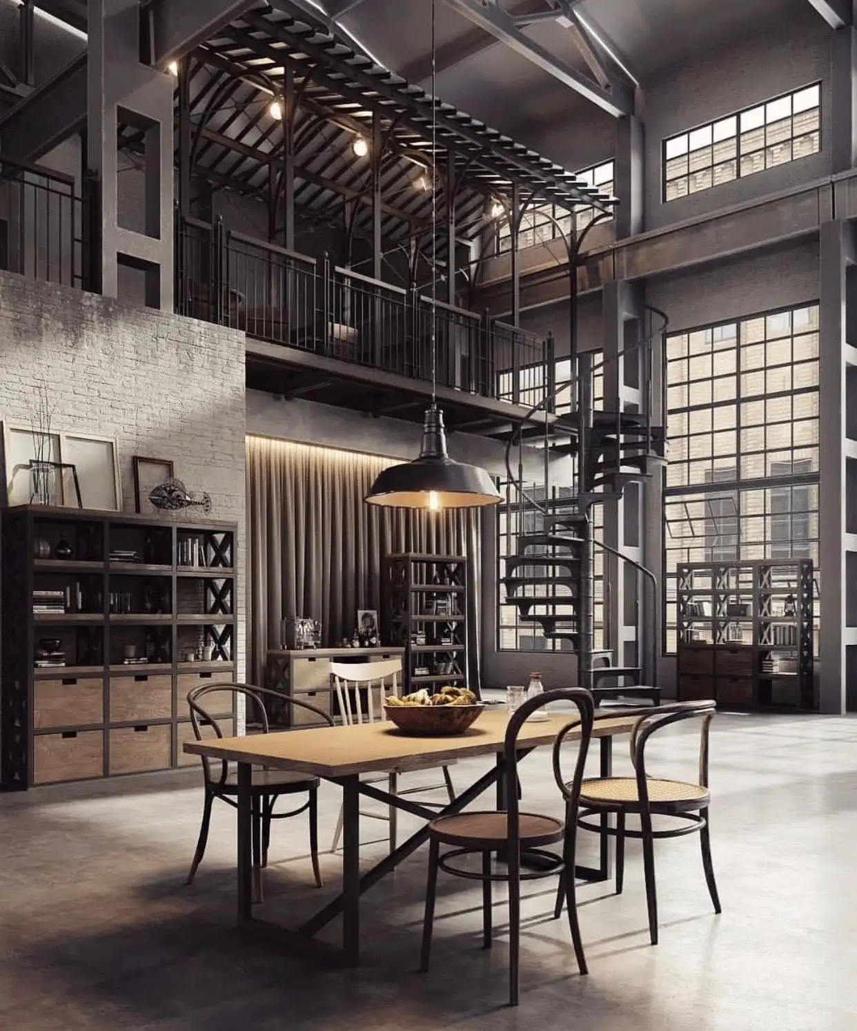 Vintage Industrial Interiors