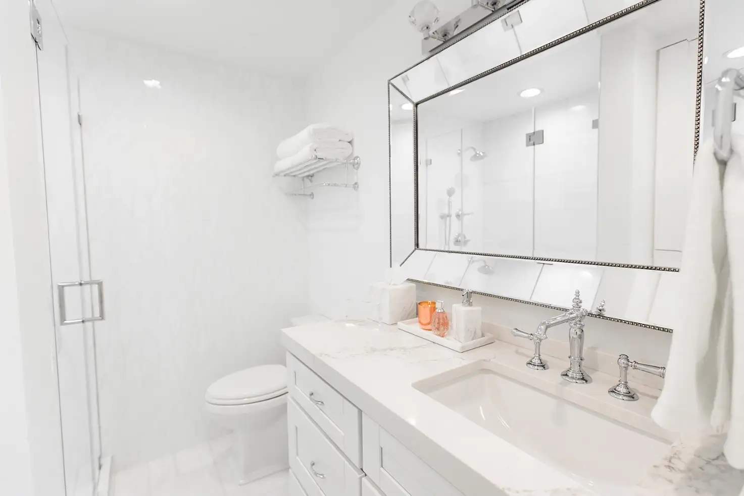 White Bathroom Decor