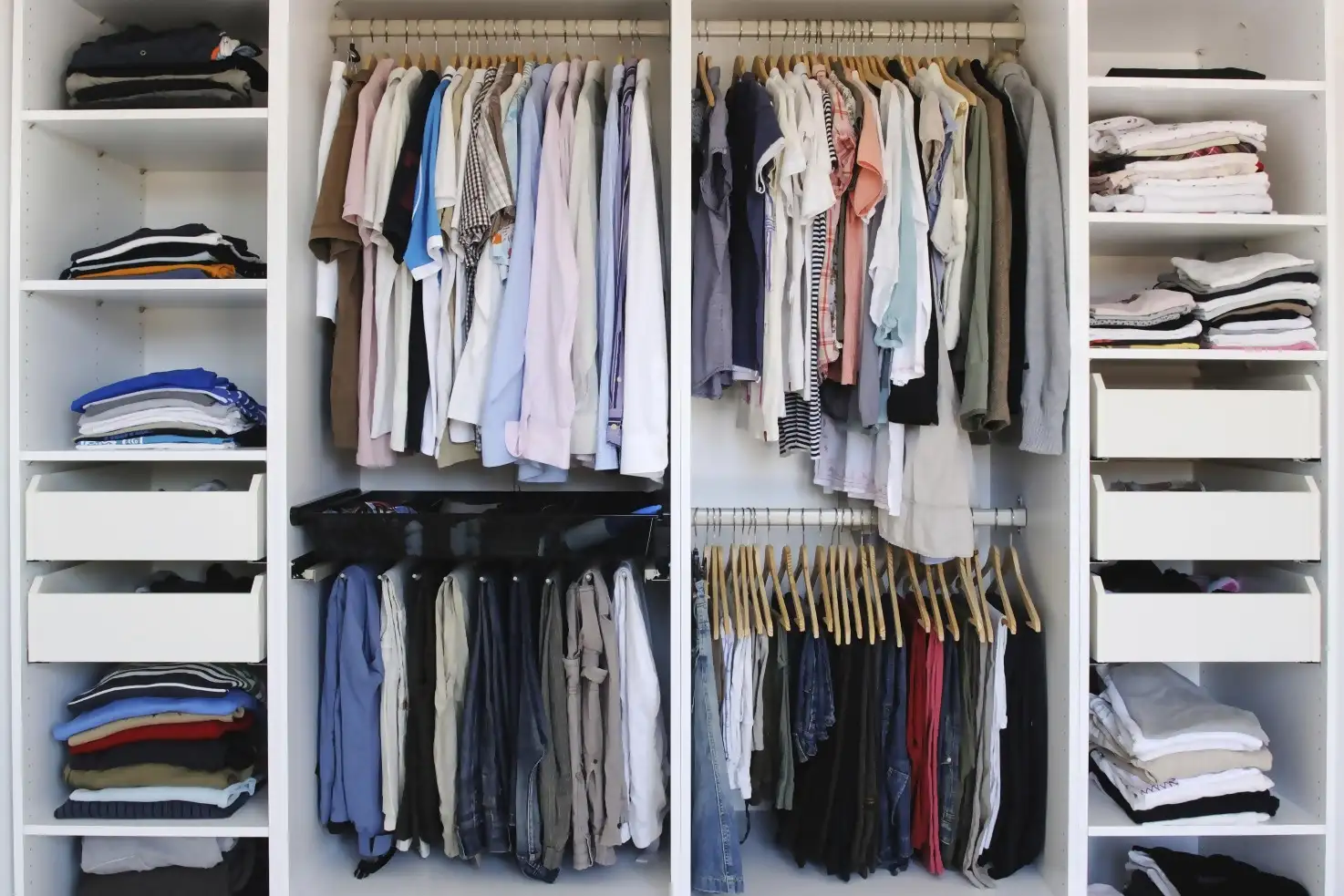 Various Closet Organizer Systems